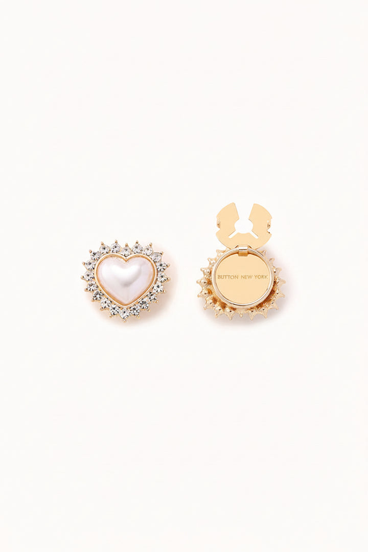 Rhinestone Heart - 1 Set